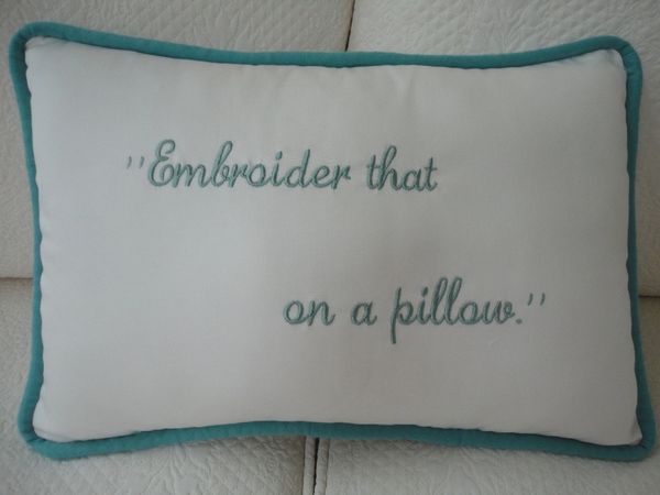 Embroider...