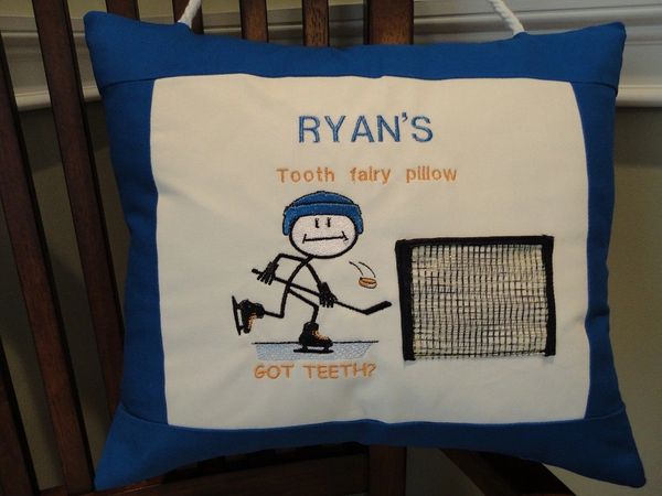 Boy S Tooth Fairy Pillow Custom Embroidered Pillows