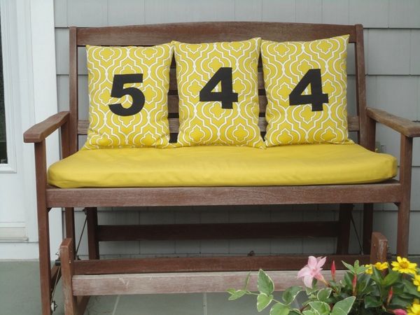House Number Pillows
