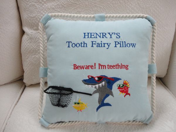 Boy's tooth fairy pillow 2