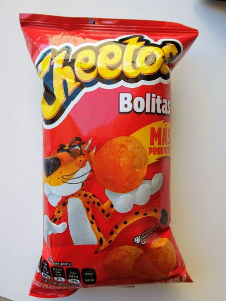 cheetos flamin hot bolitas