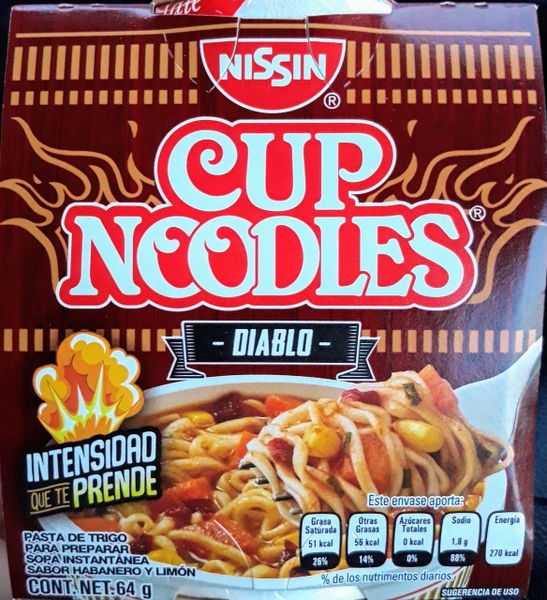 Ramen istantaneo peperoncino Cup noodle Nissin 350 ml – Pacific