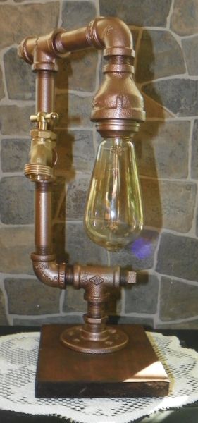 Industrial Edison with water spigot