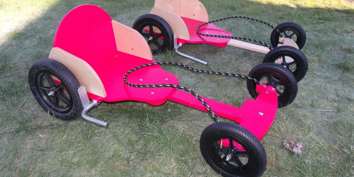Go Kart Daddy / Wooden Go Kart Shop / BERG & DINO Pedal Karts