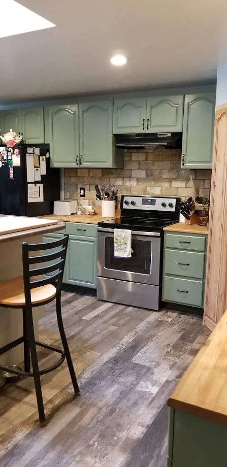 Remodeled kitchen