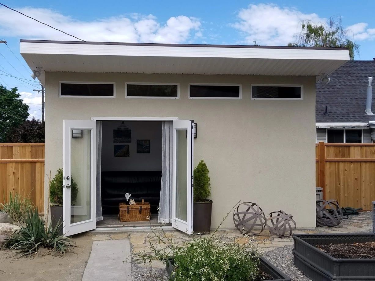 Custom built shed