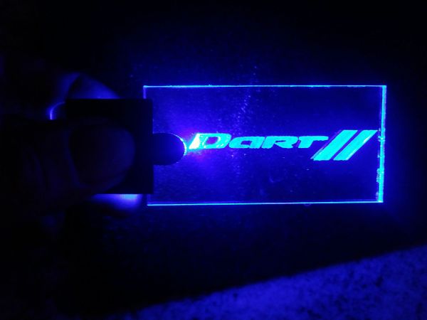 Dodge Dart lighted keychain