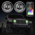 2pc RGB LED Jeep Wrangler JL/Gladiator Headlight XKchrome Bluetooth App Controlled Kit w/ Switchback Feature