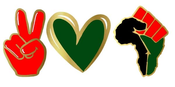 Download Peace Love Juneteenth SVG cut file