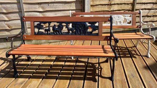 Children’s animal themed garden bench