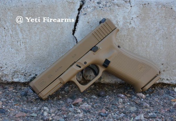 Glock 19X 9mm 3 Mags No CC Fee Coyote Tan NS 19 17