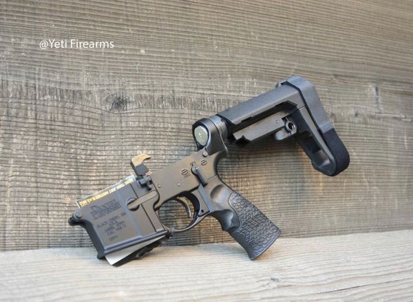 Daniel Defense DDM4 AR-15 Pistol Lower W/ SBA3