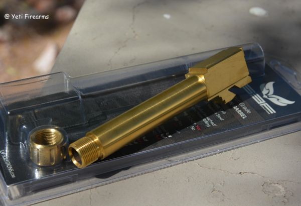 S3fsolutions Glock 19 TiN Barrel 9mm