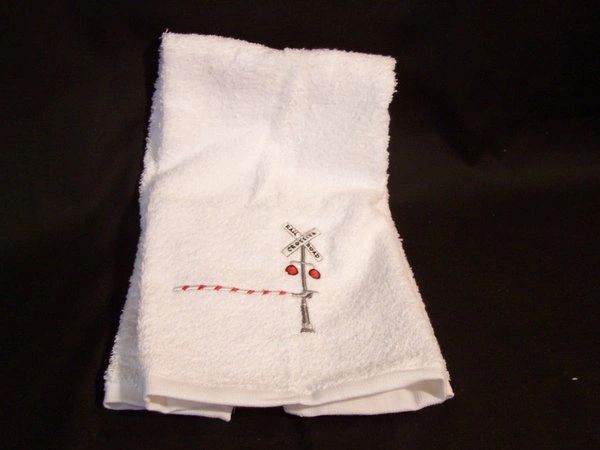 Embroidered Terry Cloth Hand Towels