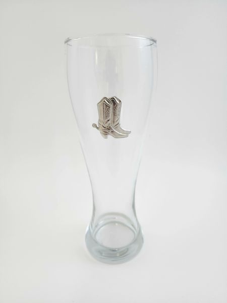 Pub Pilsner with Pewter Boots (Set of 2)