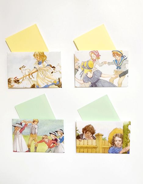 Mini Note Cards - Childs Play (3.75"x2.5")- Pack of 4