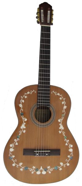 Delfy Df0 006 Solid Cedar Top Inlaid Classical Guitar Delfy Music Inc