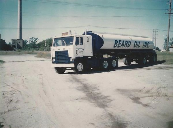Old picture of a Beard Transportation truck