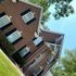 Trim repaint on brick house.  