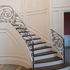 Wrought iron rail and paint.