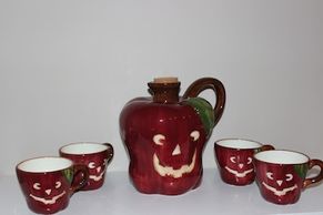 Halloween cider , hot chocolate set