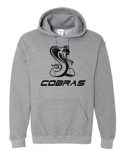 Cobras Spirit Wear Gray Hoodie