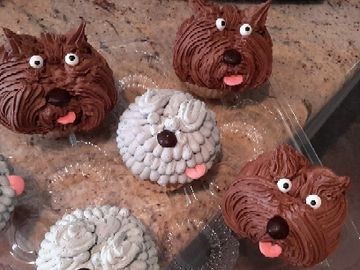 Puppy Cupcakes, Vanilla Cupcakes, Chocolate Cupcakes, Custom Cupcakes