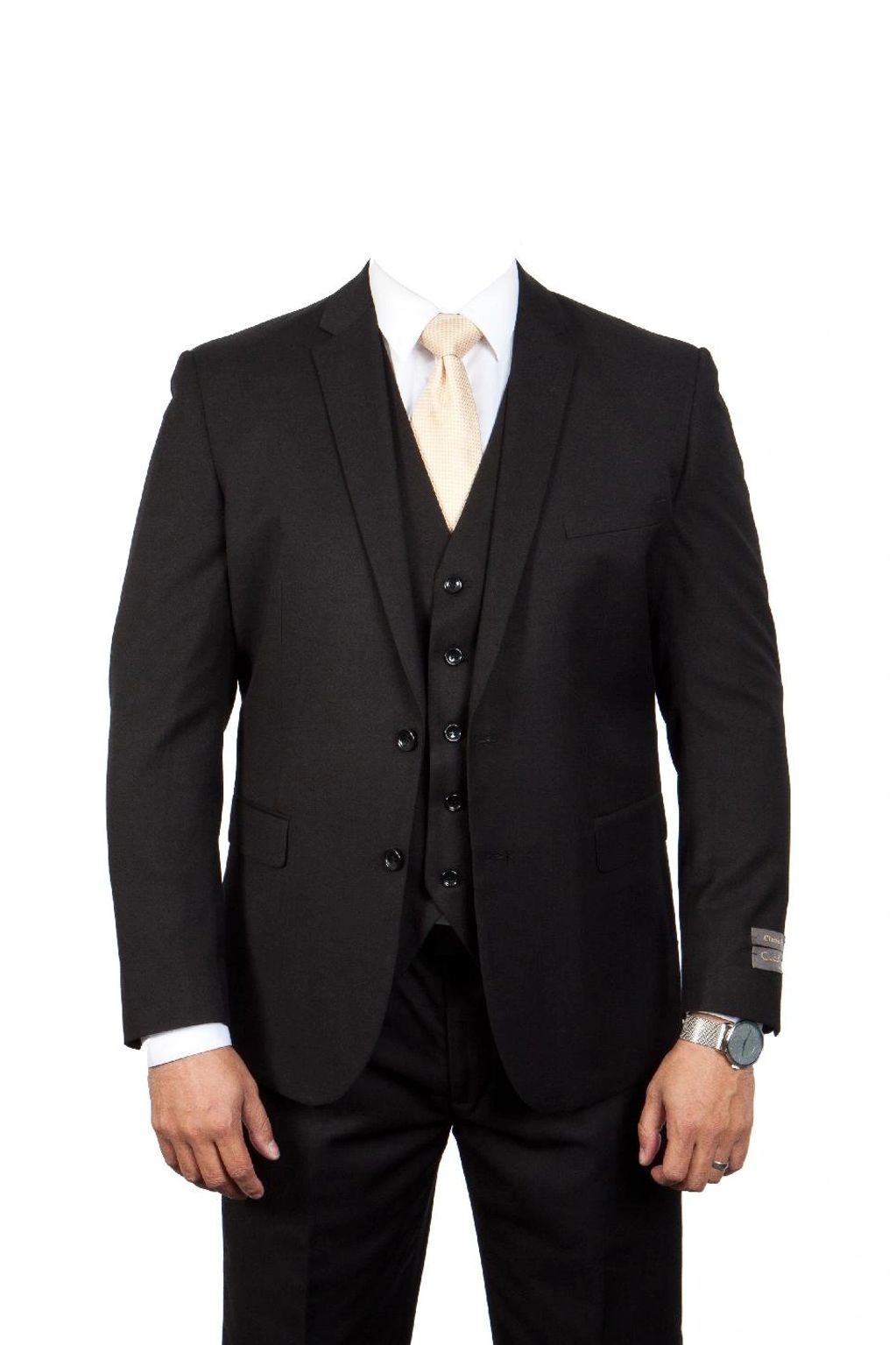 Black suit 6pc Rental $199.99
Colors:Lt grey, Mid Grey, Charcoal, White,Black,Navy,Indigo blue & Tan