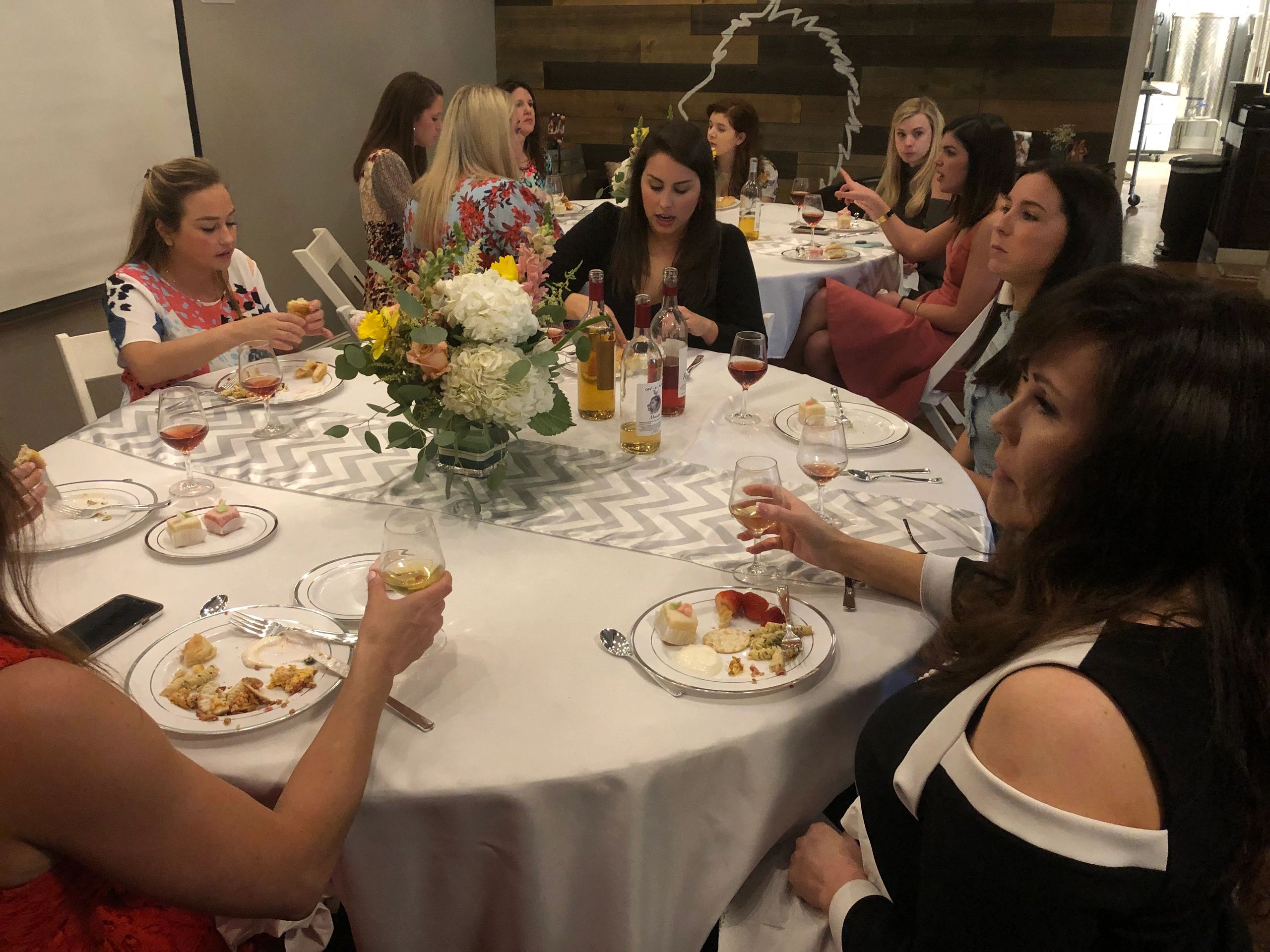 Wedding reception seating