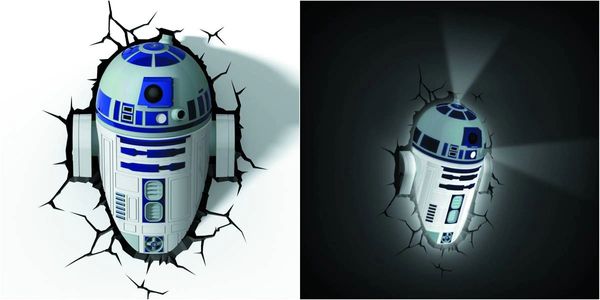 R2d2 wall store light