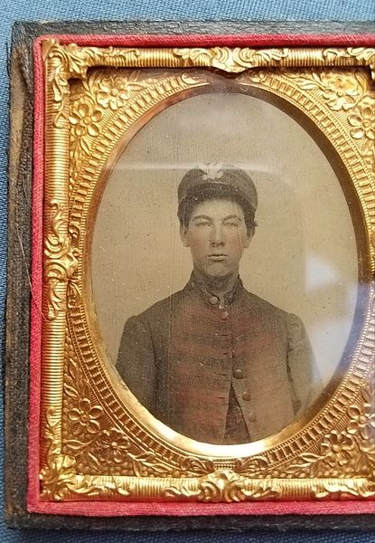 CONFEDERATE SOLDIER AMBROTYPE