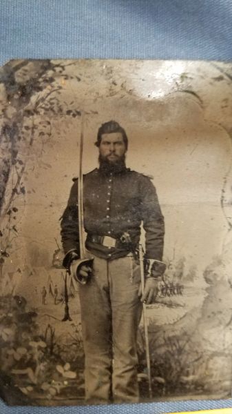 PVT. VERANES "SAM" VAN NUYS TINTYPE