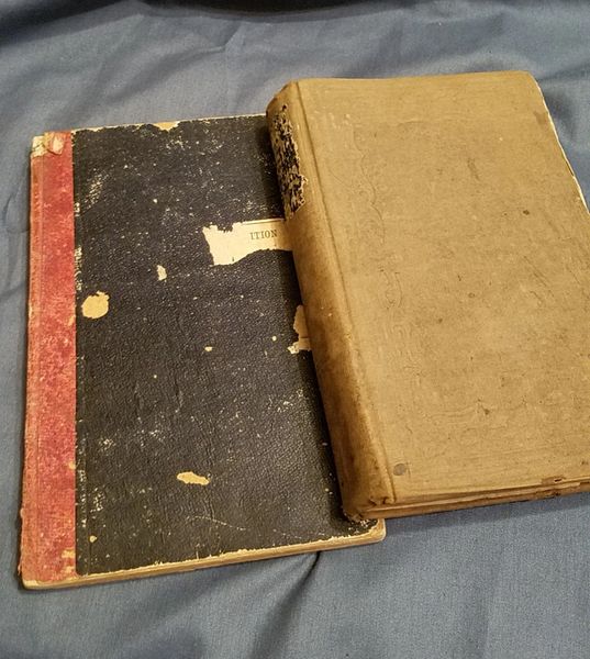 NC IDENTIFIED PAIR OF CONFEDERATE MANUALS