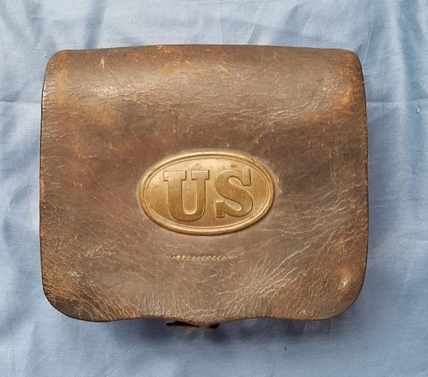 PATTERN 1861 US CARTRIDGE BOX - UNMARKED