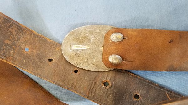 IDENTIFIED SET OF ACCOUTREMENTS | SUSAT Civil War Antiques