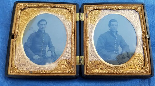 Double cased Union Soldiers Tintype