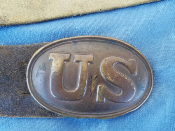 US BUFF WAIST BELT AND BUCKLE