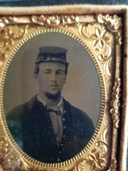 TINTYPE OF JOHN R CROSS 113 OHIO