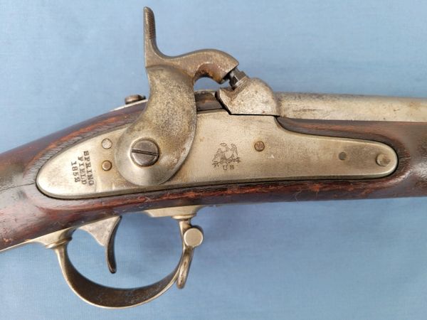 1842 SPRINGFIELD MUSKET with CONFEDERATE C & R MARKS