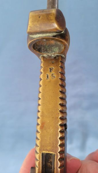 1855 RIFLE BAYONET -WITH RACK MARKS