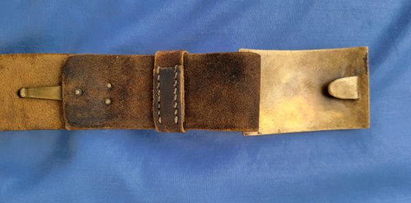 1851 BUFF SWORD BELT AND PLATE