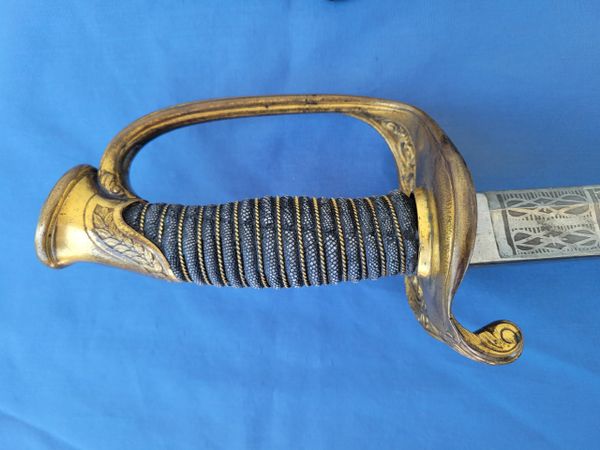 COLLINS 1850 FOOT OFFICERS SWORD | SUSAT Civil War Antiques