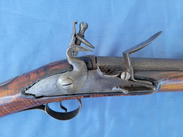 AMERICAN REVOLUTION TIGERSTRIPPED FLINTLOCK FOWLER