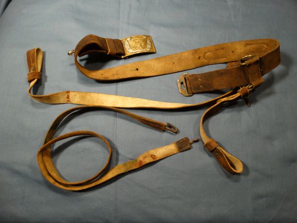 Original U.S. Civil War Officer's Sword Belt with Model 1851