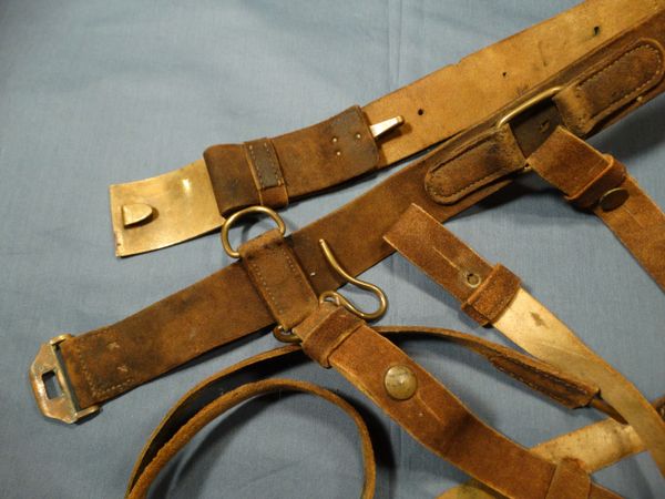 M1851 Buff Leather Sword Belt / SOLD