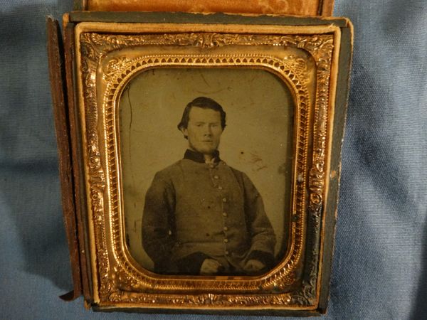 Confederate Ambrotype - Frock Coat