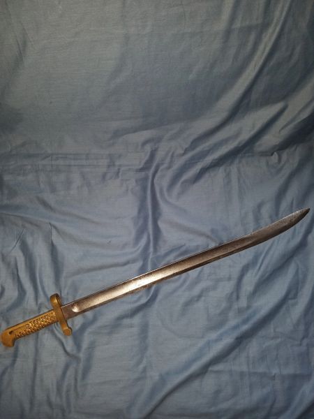 1 - CSA Marked - Fayetteville Saber Bayonet