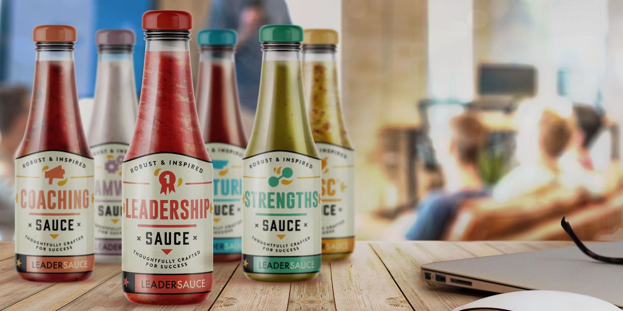 LeaderSauce Bottles
Leadership
Culture
Teamwork
Coaching
Strengths
Communication