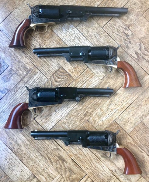 UBERTI BLACK POWDER REVOLVER - COLT 1848 3rd Model DRAGOON .44 | Firing ...