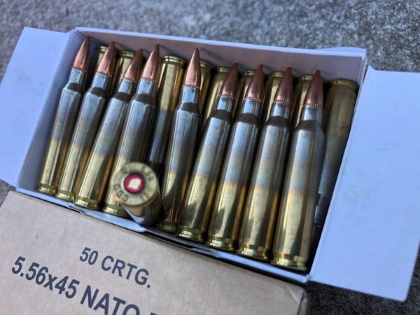 GGG .223 Remington / 5.56 x 45mm NATO - 62gr FMJ Ammunition - Boxes of ...